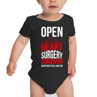 Open Heart Surgery Survivor My Beat Still Goes On Baby Bodysuit | Artistshot