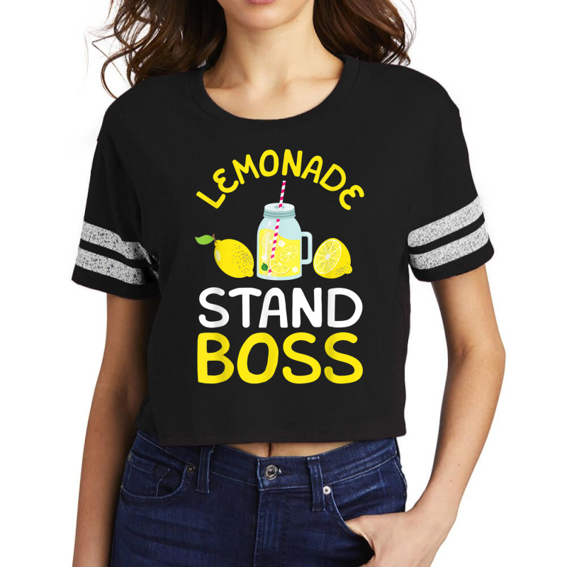 Lemonade Stand Boss Lemon Juice Gift Scorecard Crop Tee by TiffaneyAitchison | Artistshot