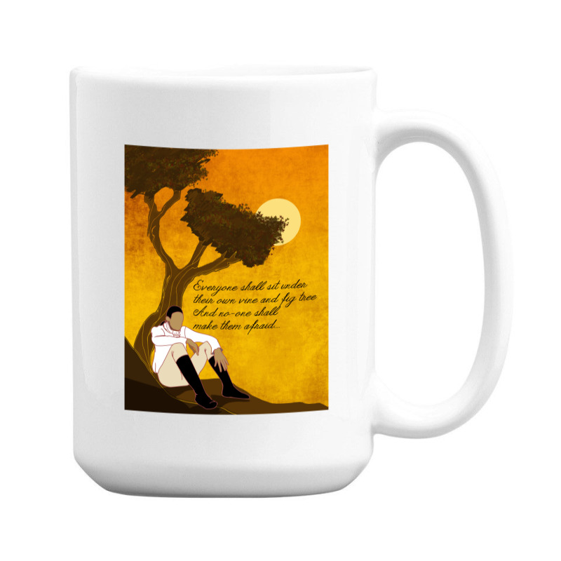 Vine And Fig Tree Artwork 15 Oz Coffee Mug | Artistshot