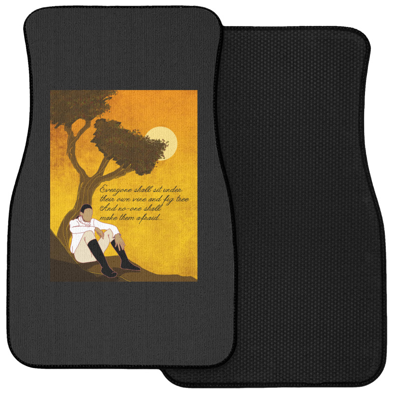 Vine And Fig Tree Artwork Front Car Mat | Artistshot