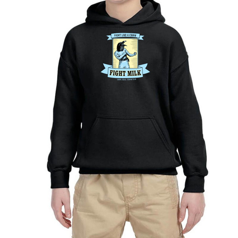 Fight Milk Youth Hoodie by cm-arts | Artistshot