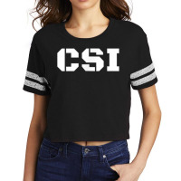 Csi Crime Scene Investigation Official Police Gear Scorecard Crop Tee | Artistshot