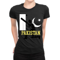 Pakistan Cricket Pakistani Cricket Ladies Fitted T-shirt | Artistshot