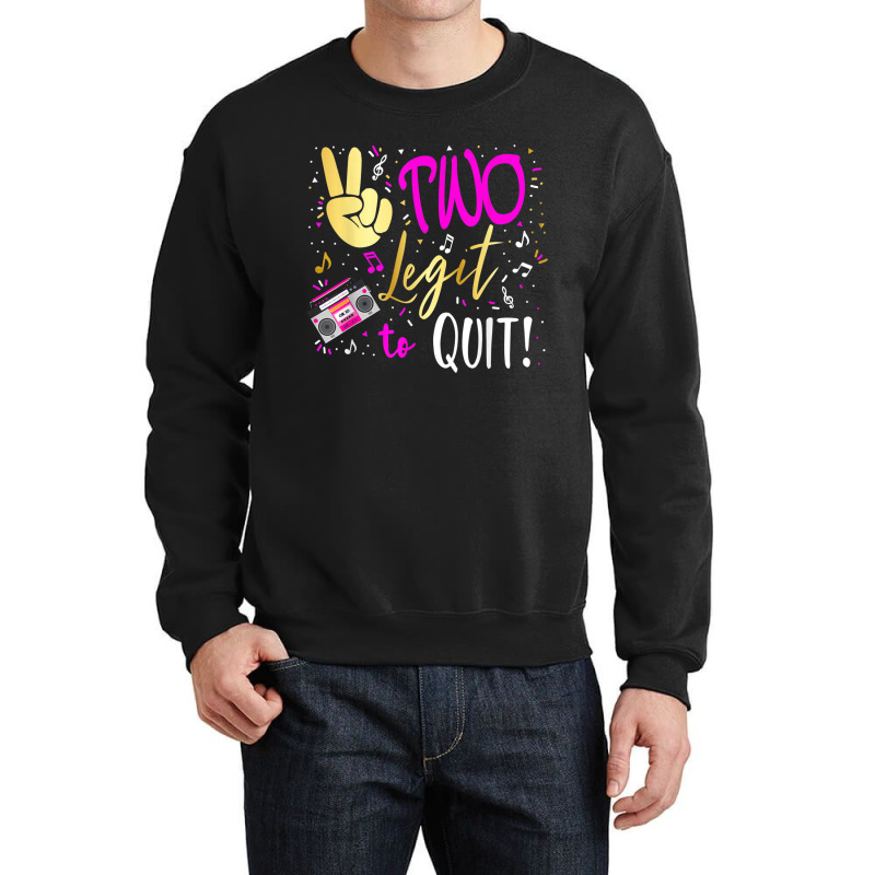 Two 2nd. Birthday Party Matching Costume Crewneck Sweatshirt | Artistshot