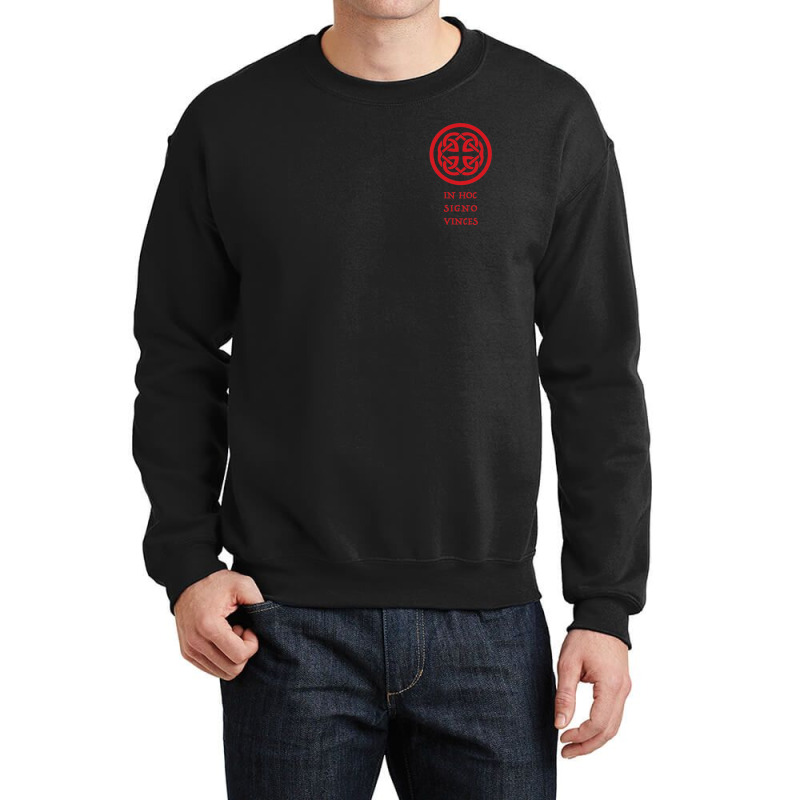 Mens Crusader Knight Knights Templar Code 2 Side Crewneck Sweatshirt | Artistshot