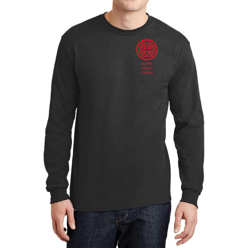 Mens Crusader Knight Knights Templar Code 2 Side Long Sleeve Shirts | Artistshot