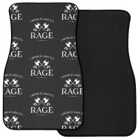 Barbarian - I Would Like To Rage Front Car Mat | Artistshot