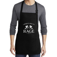 Barbarian - I Would Like To Rage Medium-length Apron | Artistshot