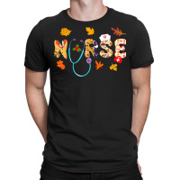 Turkey Day Nursing Thanksgiving Print Nurse Thanksgiving T Shirt T-shirt | Artistshot