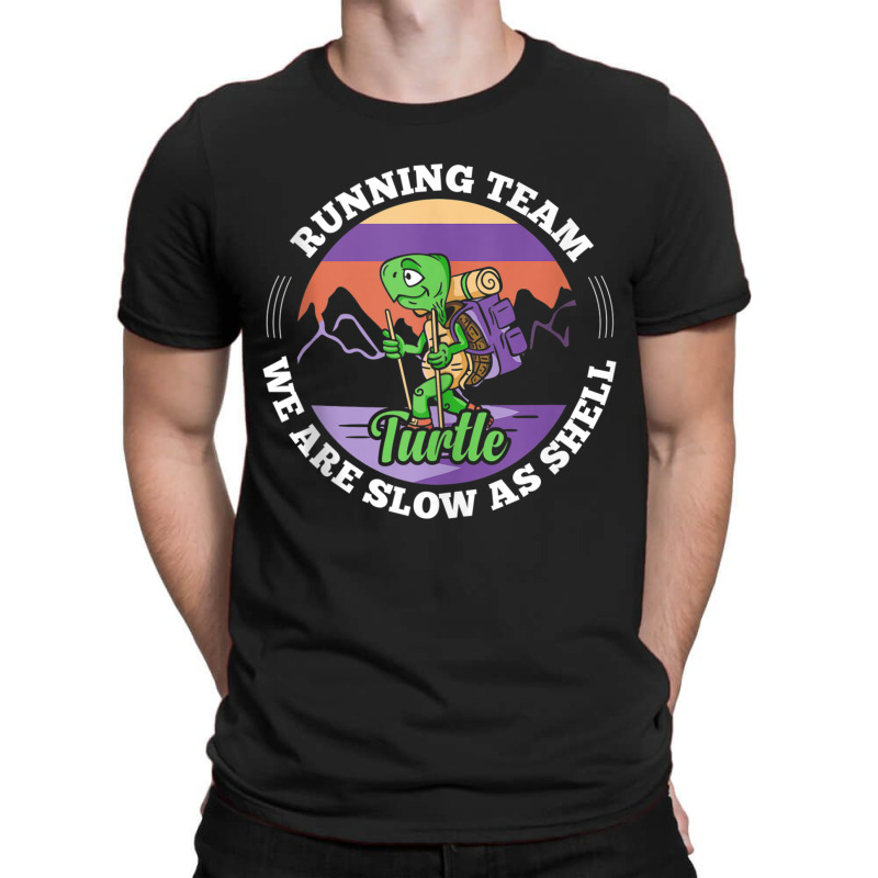 Turtle Running Team   We Are Slow As Shell Funny Running Tank Top T-Shirt by cm-arts | Artistshot