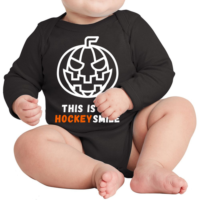 This Is My Hockey Smile Long Sleeve Baby Bodysuit by webberkyla | Artistshot