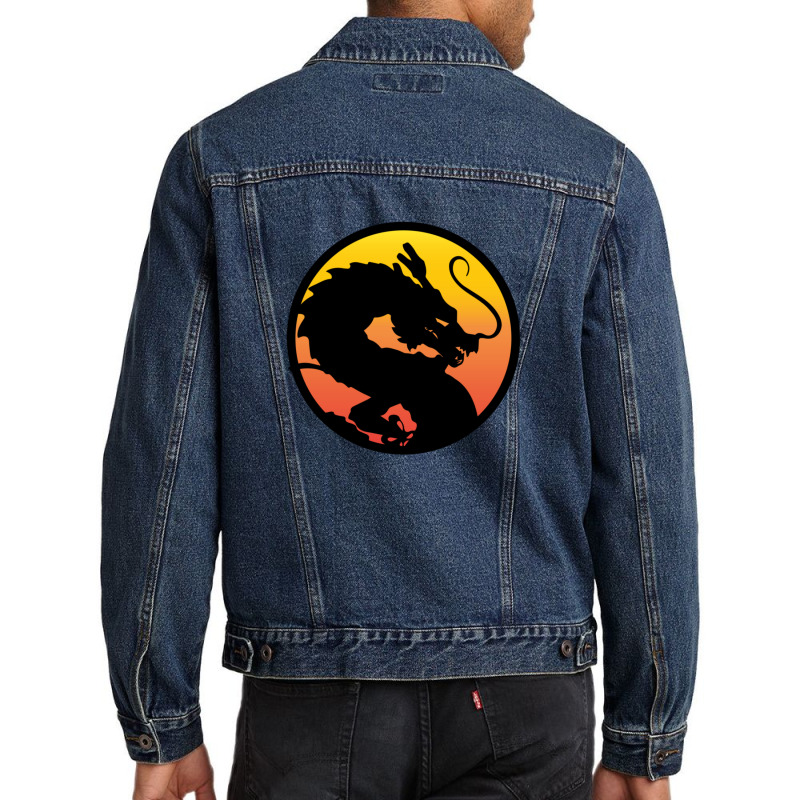 Z Fighter Kombat Gradient Gift Men Denim Jacket | Artistshot