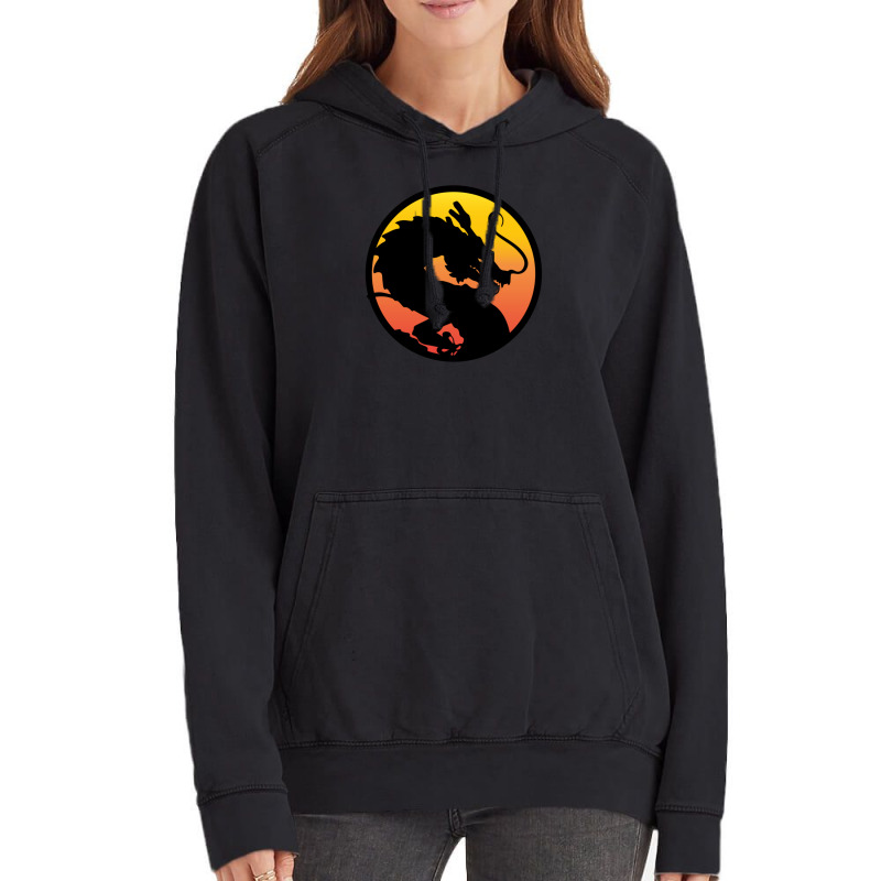 Z Fighter Kombat Gradient Gift Vintage Hoodie | Artistshot