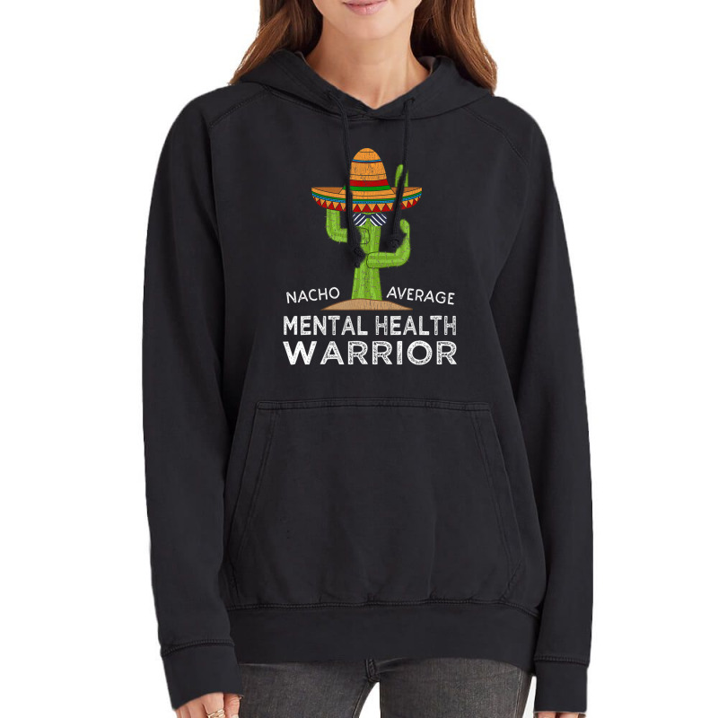 Awareness Mental Health Warrior Vintage Hoodie by cm-arts | Artistshot