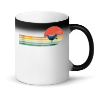 Retro Vintage Narwhal Whale Ocean Marine Mammal Sea Life Tank Top Magic Mug | Artistshot