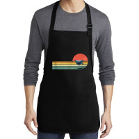 Retro Vintage Narwhal Whale Ocean Marine Mammal Sea Life Tank Top Medium-length Apron | Artistshot