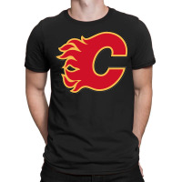 Flames Calgary T-shirt | Artistshot