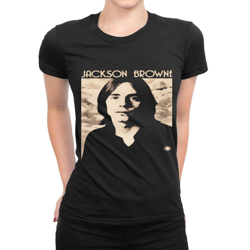 Jackson Browne Tour 2017 Ladies Fitted T-Shirt by cm-arts | Artistshot