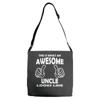 Awesome Uncle Looks Like Adjustable Strap Totes | Artistshot