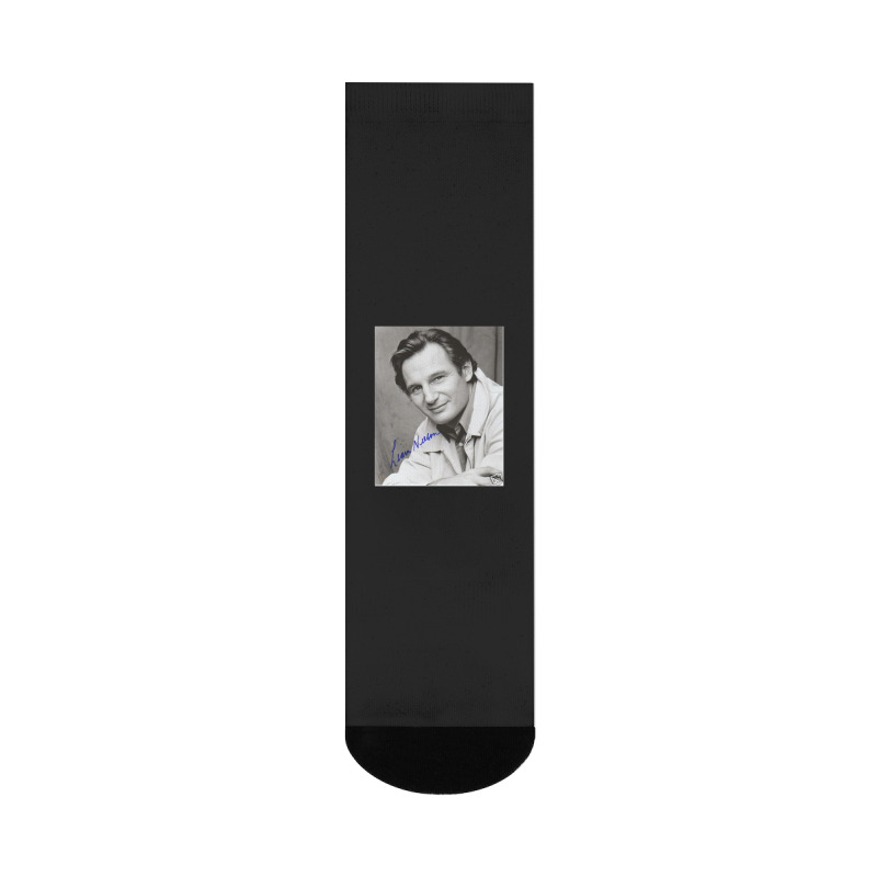 Gifts For Women Laura Linney Liam Neeson Cool Gifts Crew Socks | Artistshot