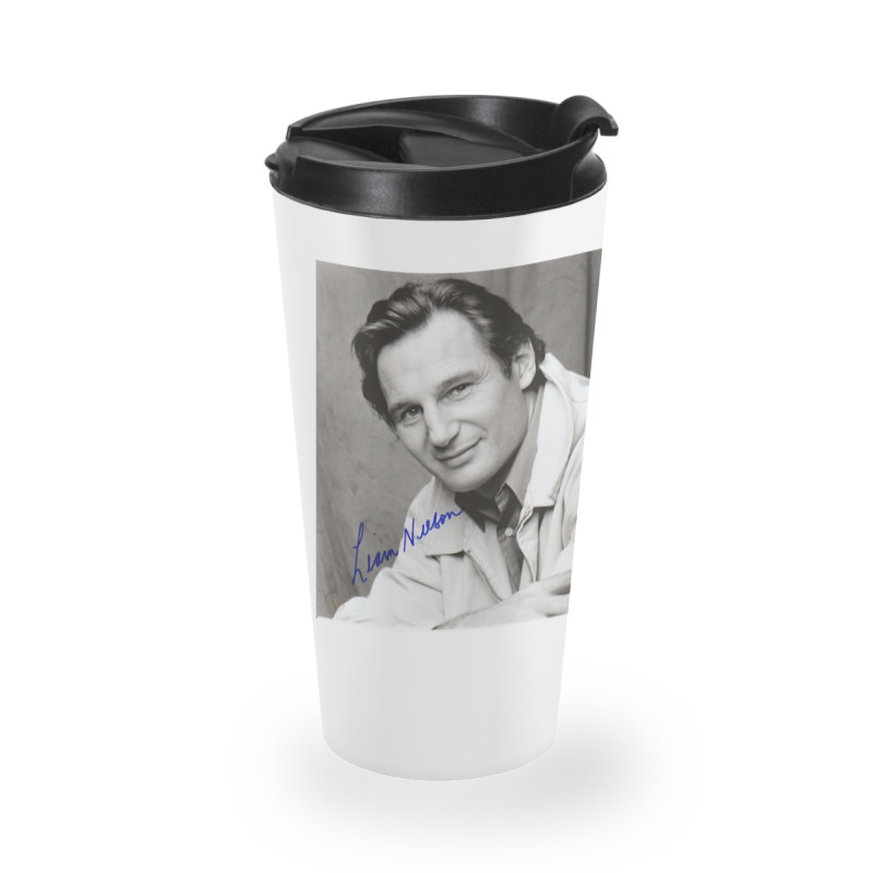 Gifts For Women Laura Linney Liam Neeson Cool Gifts Travel Mug | Artistshot