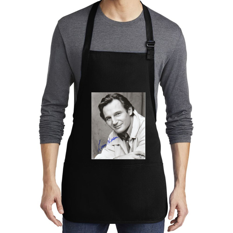 Gifts For Women Laura Linney Liam Neeson Cool Gifts Medium-length Apron | Artistshot