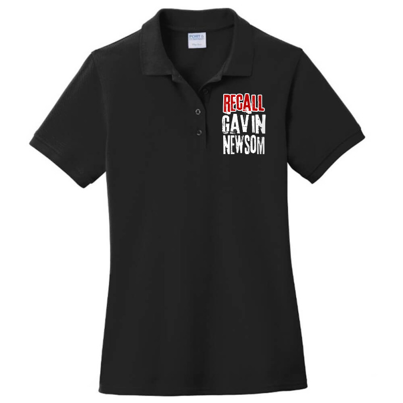 Womens Recall Gavin Newsom, Remove California Governor Gavin Newsom V Ladies Polo Shirt by cm-arts | Artistshot