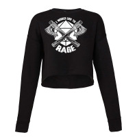 I Would Like To Rage D20 Barbarian Funny Tabletop Rpg Gamers Cropped Sweater | Artistshot