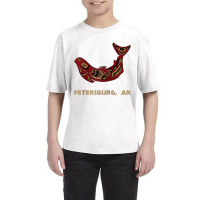 Petersburg Alaska Native American Indian Salmon Fishermen Raglan Baseb Youth Tee | Artistshot