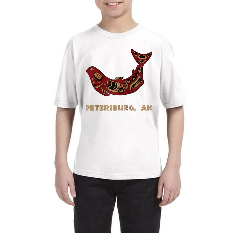 Petersburg Alaska Native American Indian Salmon Fishermen Raglan Baseb Youth Tee by cm-arts | Artistshot