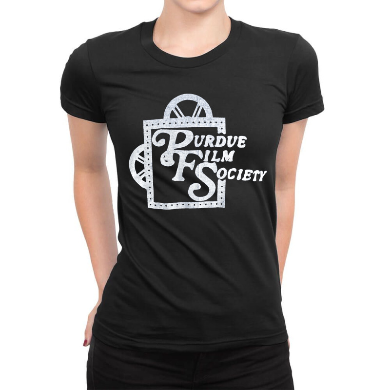 Purdue Film Society, The Purdue Film Society, Purdue Film Society Art, Ladies Fitted T-Shirt by SHWINSIS | Artistshot