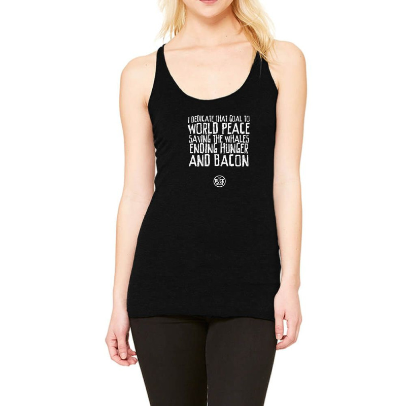 I Dedicate That Goal 1 (2) Racerback Tank by RoxannUhlich | Artistshot