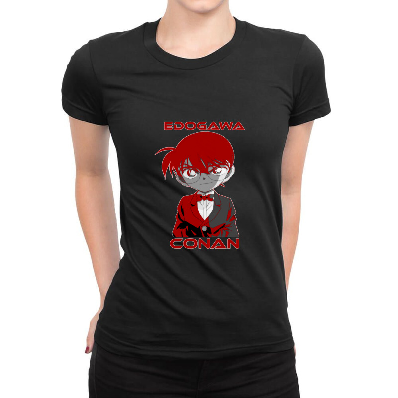 Detective Conan Ladies Fitted T-Shirt by cm-arts | Artistshot