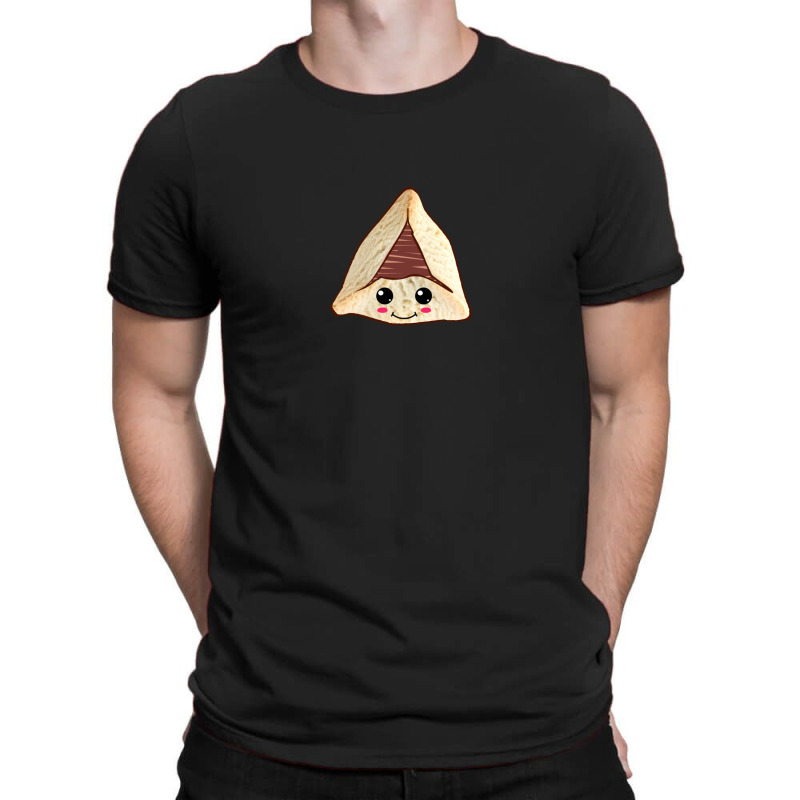 Kawaii Hamentaschen - Cute Jewish Food Design For Purim T-shirt | Artistshot