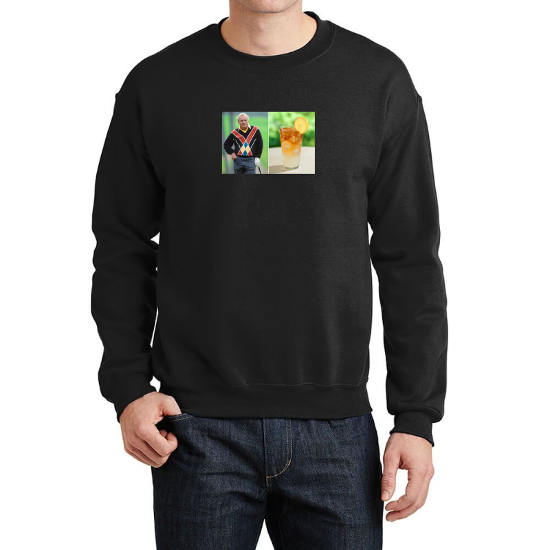 Arnold Palmer Drinking Lemontea Ice Crewneck Sweatshirt by GaryStahl | Artistshot