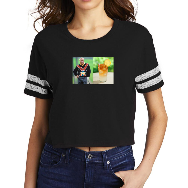 Arnold Palmer Drinking Lemontea Ice Scorecard Crop Tee by GaryStahl | Artistshot