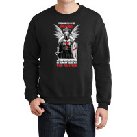 Knight Templar Fate Whispers To The Warrior Christian Belief Crewneck Sweatshirt | Artistshot