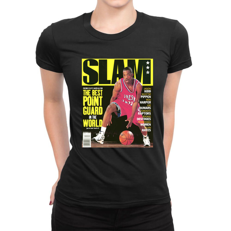 Rafer Alston Skip To My Lou Ladies Fitted T-Shirt by cm-arts | Artistshot