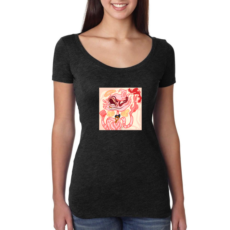 Angel Dust!! Women's Triblend Scoop T-shirt by ErikaCharles | Artistshot