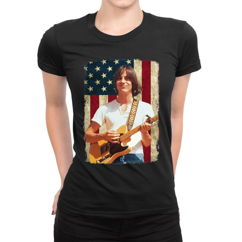 Vintage Flag Browne Legend Vintage Photography Ladies Fitted T-Shirt by cm-arts | Artistshot