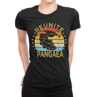 Funny Reunite Pangaea Retro Vintage Geologists Ladies Fitted T-shirt | Artistshot