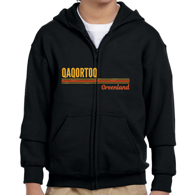 Qaqortoq Greenland Youth Zipper Hoodie | Artistshot