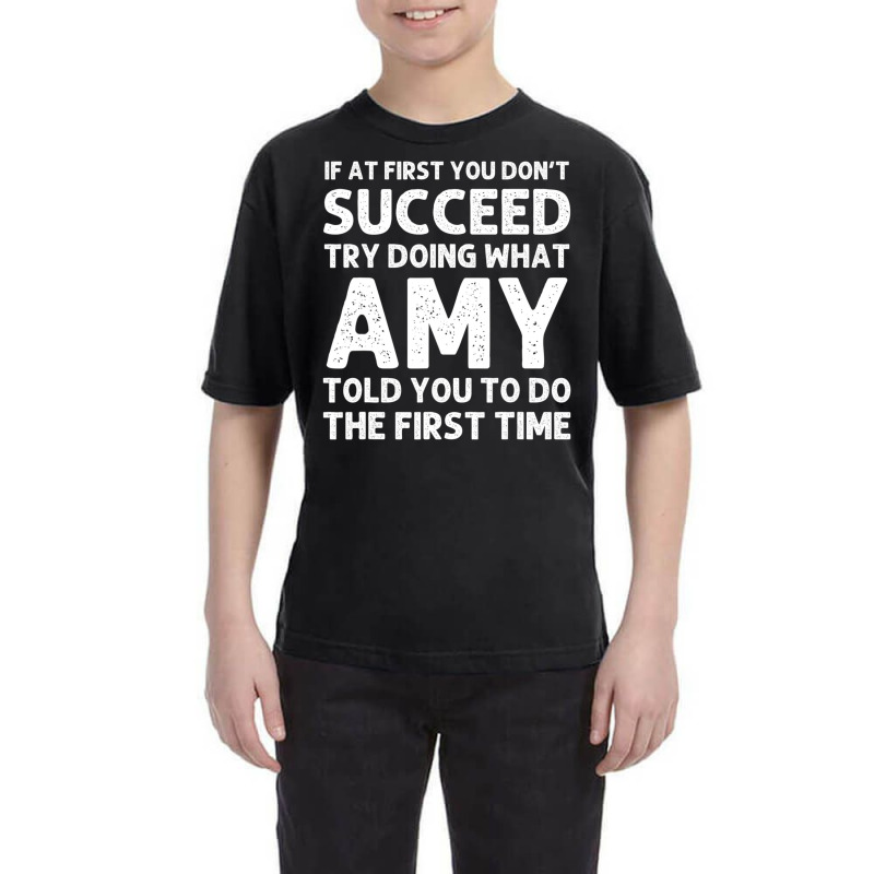 Amy Name Personalized Birthday Christmas Joke Youth Tee | Artistshot