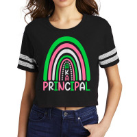 Principals Cute Rainbow Aka Principal Funny T Shirt Scorecard Crop Tee | Artistshot