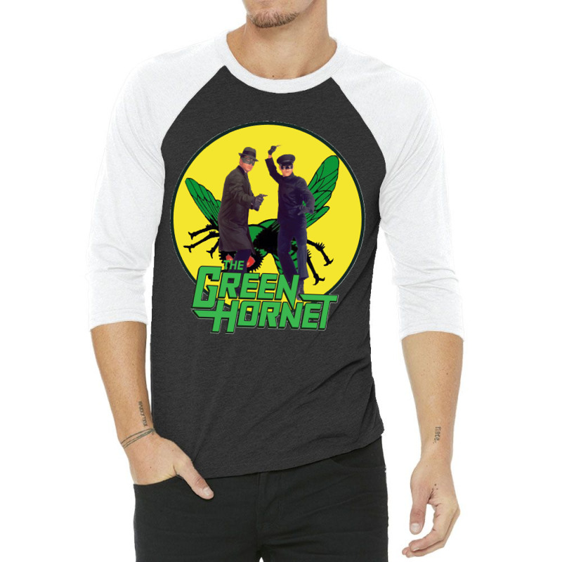 Funny Green Hornet 3/4 Sleeve Shirt | Artistshot