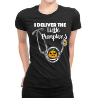 Obgyn Halloween I Deliver The Little Pumpkins Ladies Fitted T-shirt | Artistshot