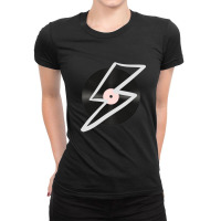 Lightning Bolt Record - Pastel Ladies Fitted T-shirt | Artistshot