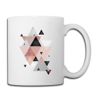 Geometric Compilation In Rose Gold And Blush Pink Coffee Mug | Artistshot