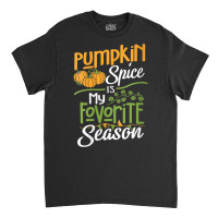 Womens Pumpkin Pie Spice Autumn Spring Fall Season Men & Women V Neck Classic T-shirt | Artistshot