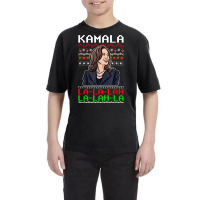 Santa Kamala Ugly Christmas Sweater Meme Kamalalala Youth Tee | Artistshot